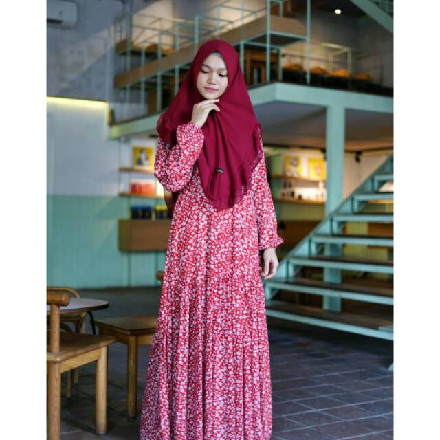 Gamis balon mawar  #by Sekar Arum