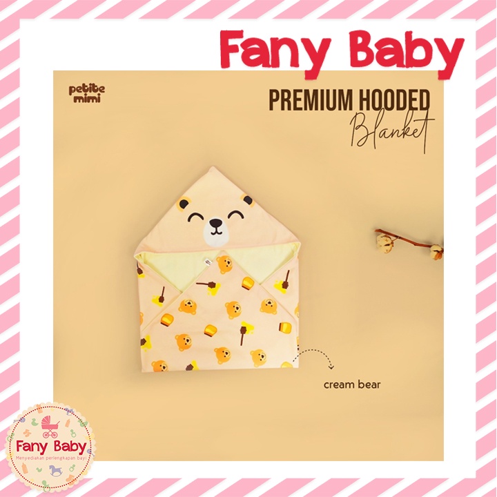 PETITE MIMI PREMIUM HOODED BLANKET / SELIMUT TOPI BAYI