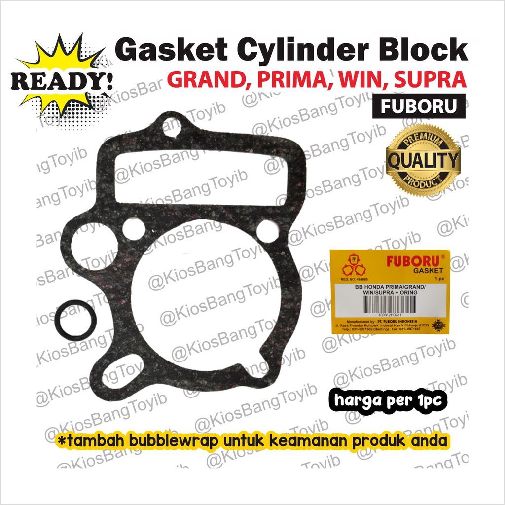 Packing Gasket Cylinder Block (BB) Grand Prima Win Supra (FUBORU)