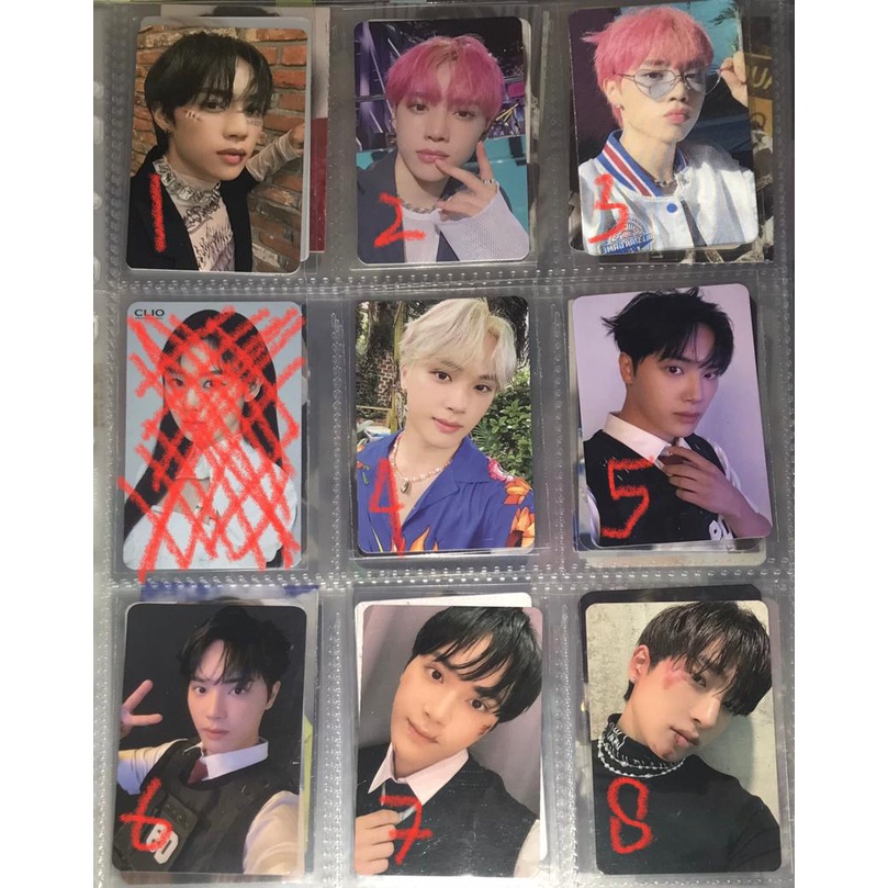 pc photocard the boys sunwoo hu haknyeon sangyeon maverick thrilling