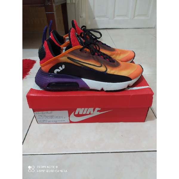 nike air max 2090 magma orange ORIGINAL 100% PRELOVED koleksi pribadi bagus legit jordan adidas puma