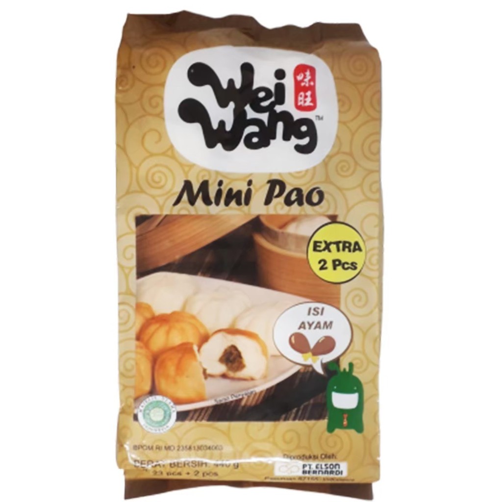 

WEIWANG MINI PAO AYAM 410 GRAM