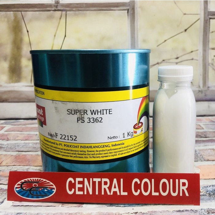 

Wow Tinta Sablon Policoat Super White Ps 3362 Basis Minyak - 500Gr Trendi