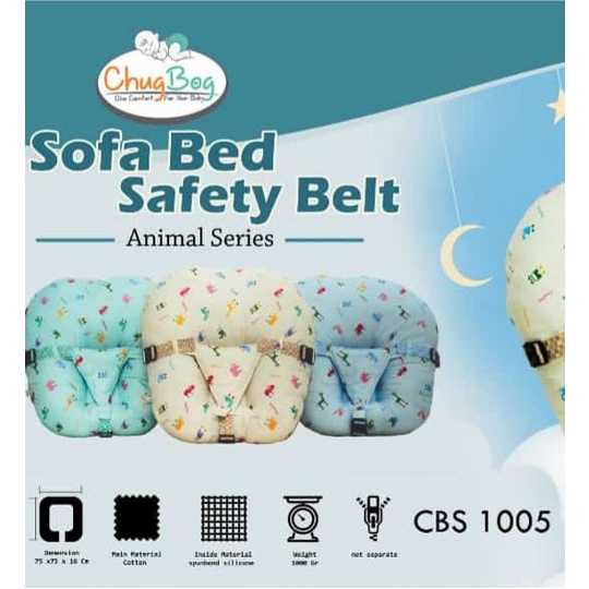 SOFA BED BAYI CHUG BOG | SERIES CBS1005 SOFA BED PRINT ANIMAL + GESPER