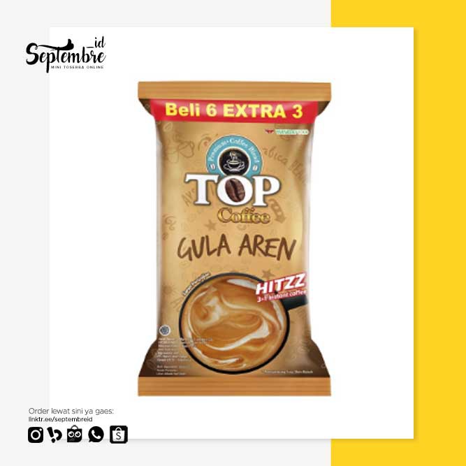 

Top Coffee Gula Aren Isi 6 Gratis 3 Top Coffee Gula Aren 1 Pak Isi 9 Sachet Kopi Bubuk Instan