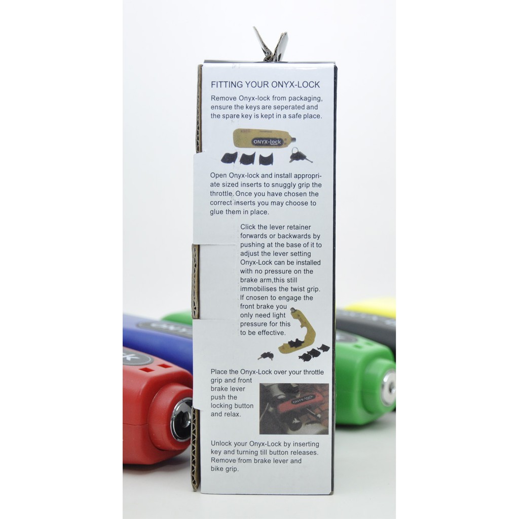 0464 ONYX Lock Kunci Gembok Pengaman Stang Motor Grip Lock-3