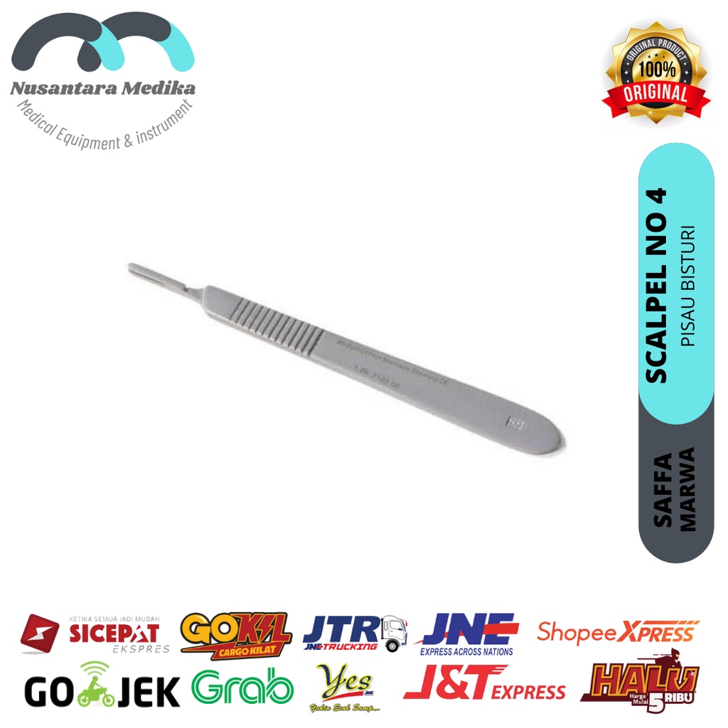 Scalpel Handle No 4 Gagang Bisturi No 4
