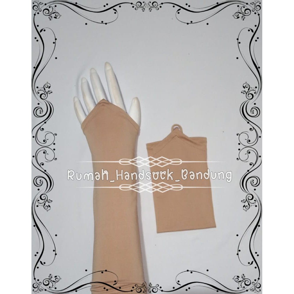 Handsock Cincin Polos / Handsock Muslim / HandSock Wanita / Handsock Dewasa