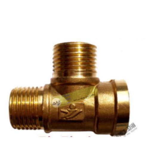 Tee T copper Shower Pipa Fitting Drat luar luar dalam 1/2" inch Best Seller