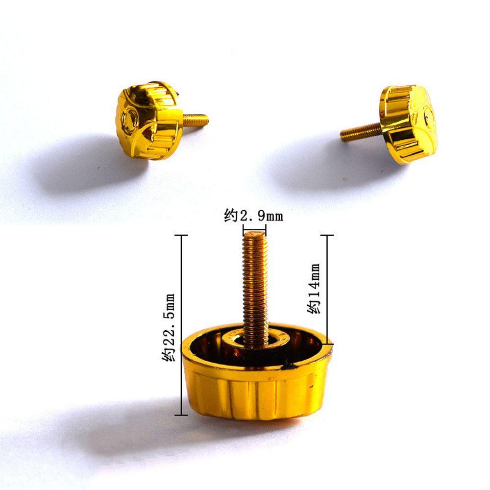 Reel Pancing Agustina Sekrup Aksesoris Alat Pancing Golden/Sliver Color Baitcasting Reel Spare Sekrup Kacang Pancing Pesca Rocker Screw