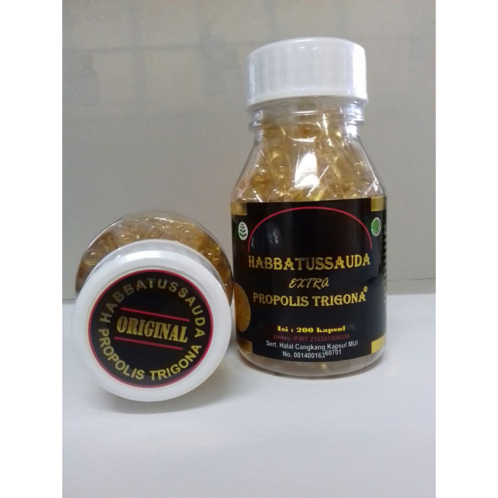 HABBATUSSAUDA EXTRA PROPOLIS TRIGONA 200 KAPSUL Shopee 