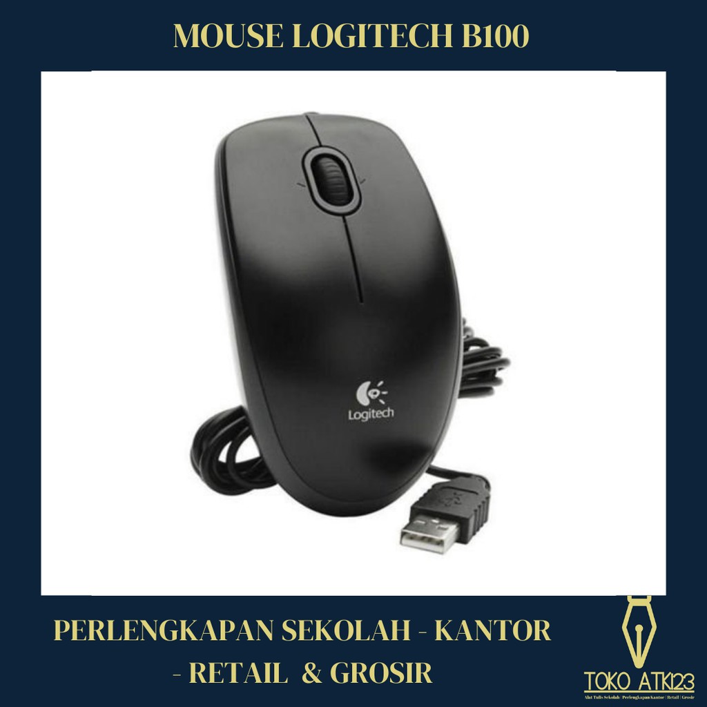 Mouse Logitech B-100 B100 ORIGINAL!!