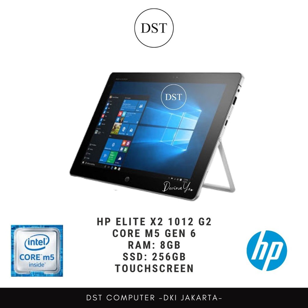 LAPTOP HP ELITE X2 1012 G1 CORE M5 TOUCHSCREEN TERJANGKAU