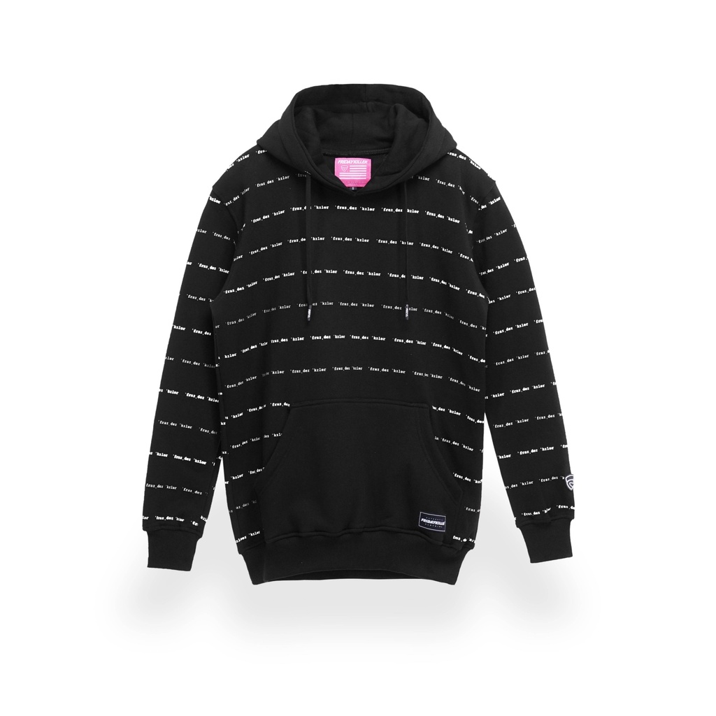 JAKET HOODIE FRIDAY KILLER ORIGINAL | SPELLING BLACK HOODIE