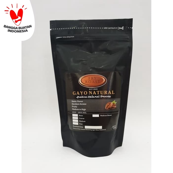 

gt201jyj Kopi Arabika Gayo Natural Process 500 Gram Biji Dan Bubuk - Biji Ds20X11