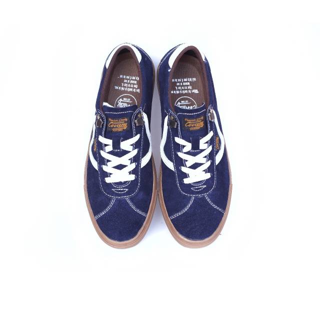 Sepatu Lokal Shoes Local Pride Cevany Ballad Os Low Cut Navy Gum