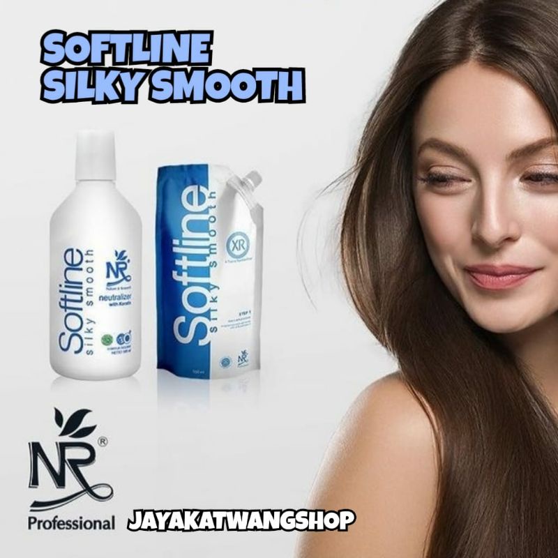 NR SOFTLINE Silky Smooth | Pelurus Rambut Keratin | Step 1 XR &amp; Step 2