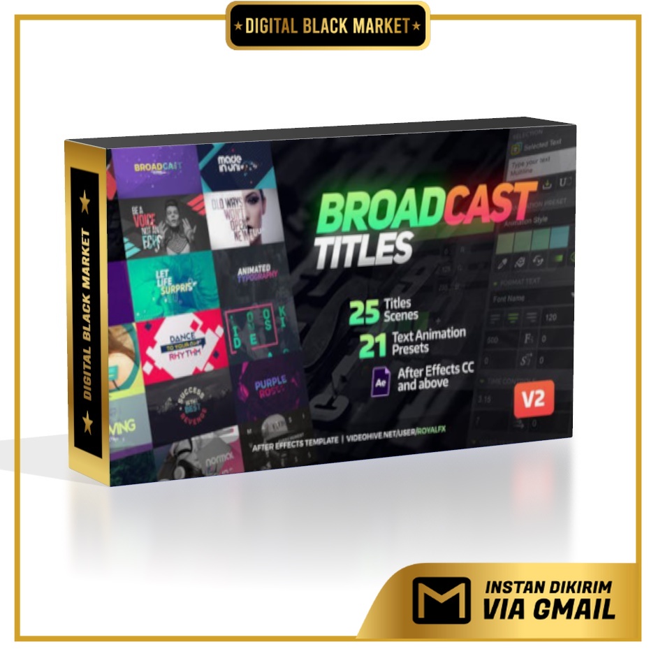 Typex Broadcast Pack v2 After Effects Extension