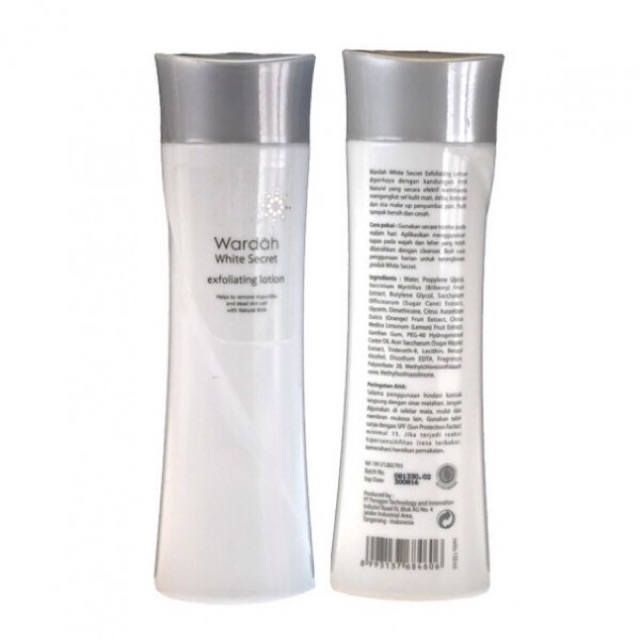 WARDAH White | Crystal Secret Exfoliating Toner With AHA + PHA 150ml