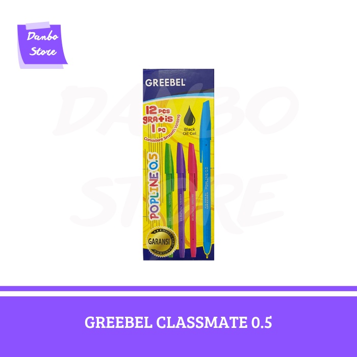 

PULPEN GREEBEL CLASSMATE 0.5 + GRATIS 1PCS