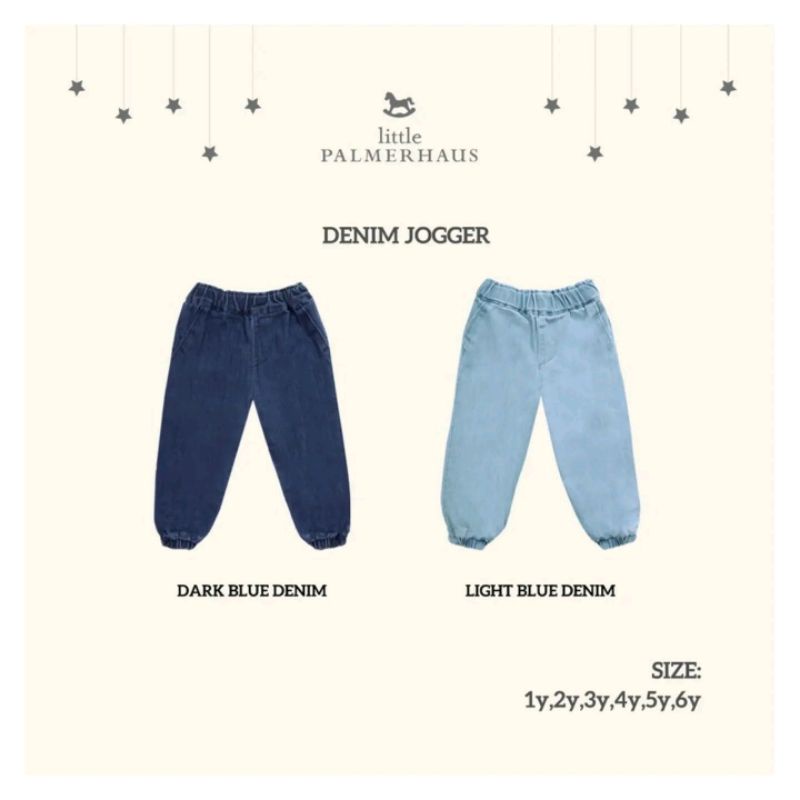 Little Palmerhaus KIDS DENIM JOGGER / Celana Panjang Jeans Anak