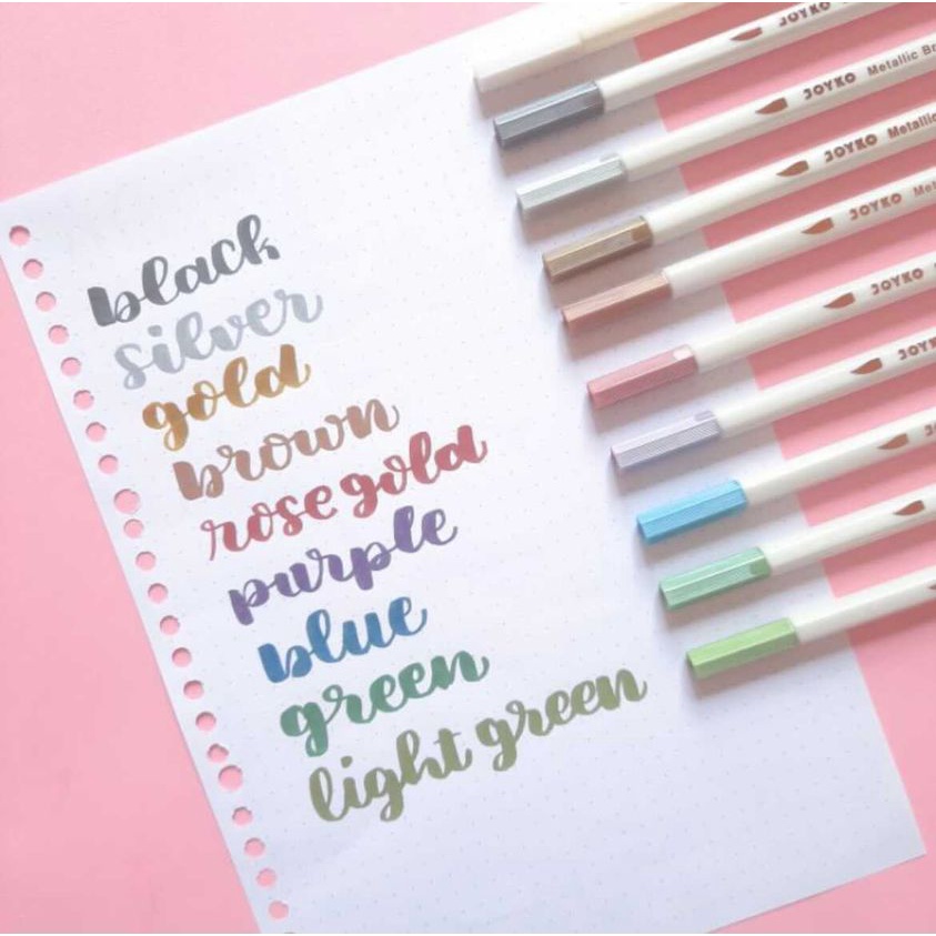 Joyko Color Brush Pen Metallic - Satuan