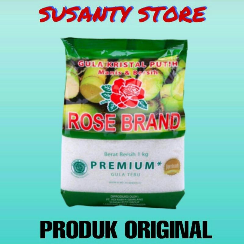 

ROSE BRAND GULA PASIR KRISTAL PUTIH PREMIUM 1KG.