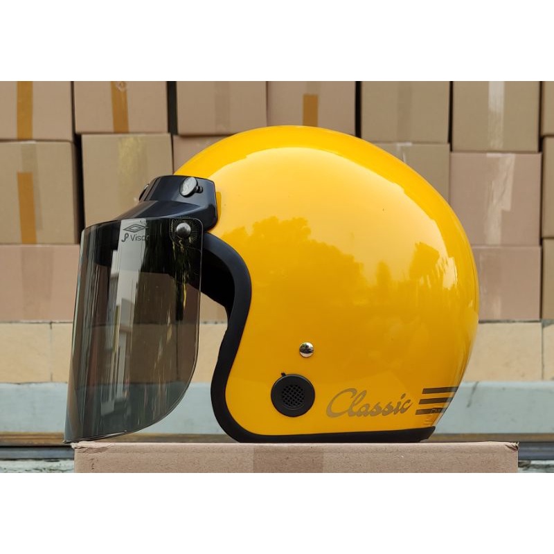 Helm Bogo Classic Helm Bogo Wanita Helm Retro SNI