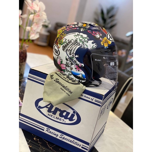 helm half face arai SZ oriental ram 4 made in china not tsr and scott