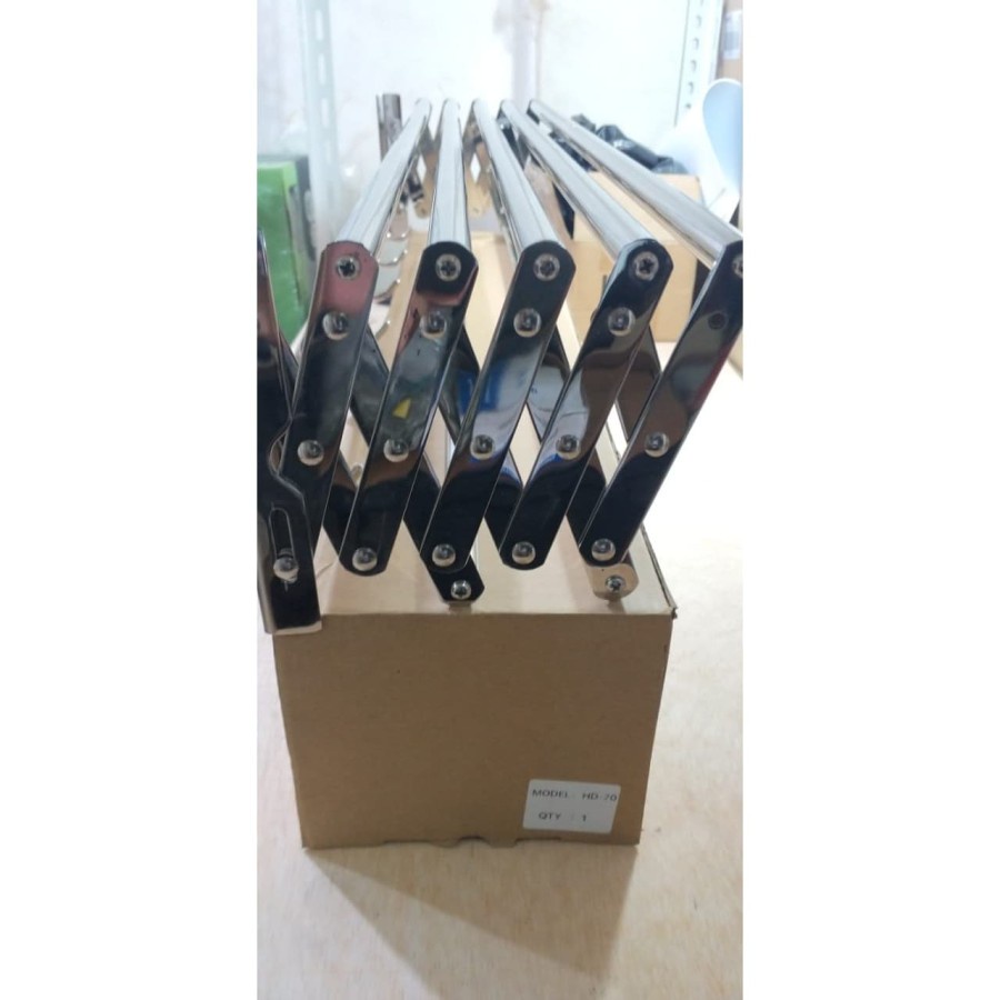 RAK HANDUK HD 60 JEMURAN BAJU LIPAT/ JEMURAN BAJU LIPAT/GANTUNGAN JEMURAN LIPAT DINDING SS/ Jemuran serbaguna Lipat Gantungan baju tempel dinding hanger stanless/HOOK HANGER/KAPSTOK HANDUK BAJU PAKAIAN KAMAR MANDI