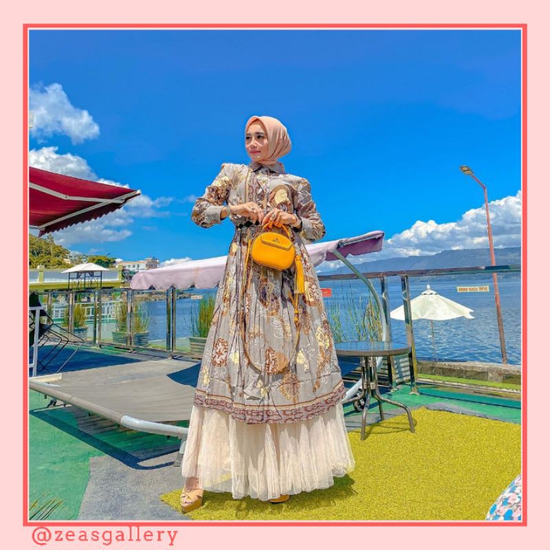 versace dress long tunik import busui friendly