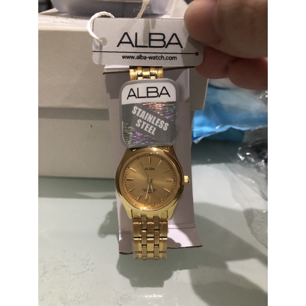 Jam Tangan Wanita Alba FASHION Quartz Stainless Steel ARSY26X1 Original