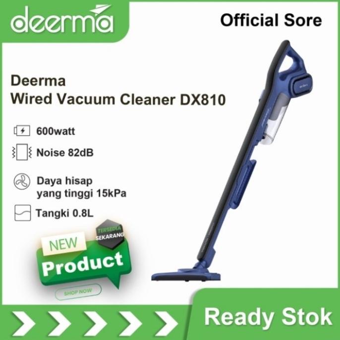 Deerma Dx810 2-In-1 Vacuum Cleaner Penyedot Debu - Dx810 Fannygauri