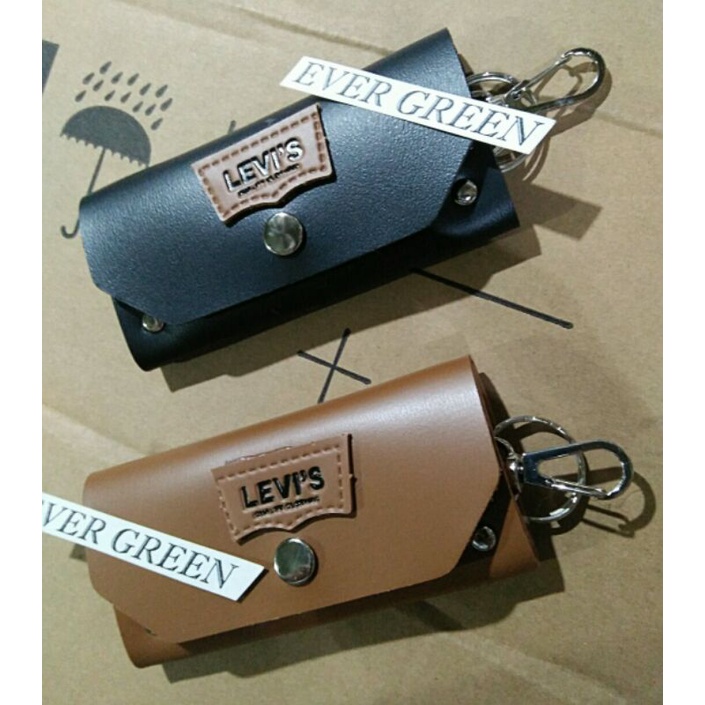 LEVI'S Dompet model Gantungan Kunci untuk : STNK surat kendaraan dan kunci kontak klakson alarm moto