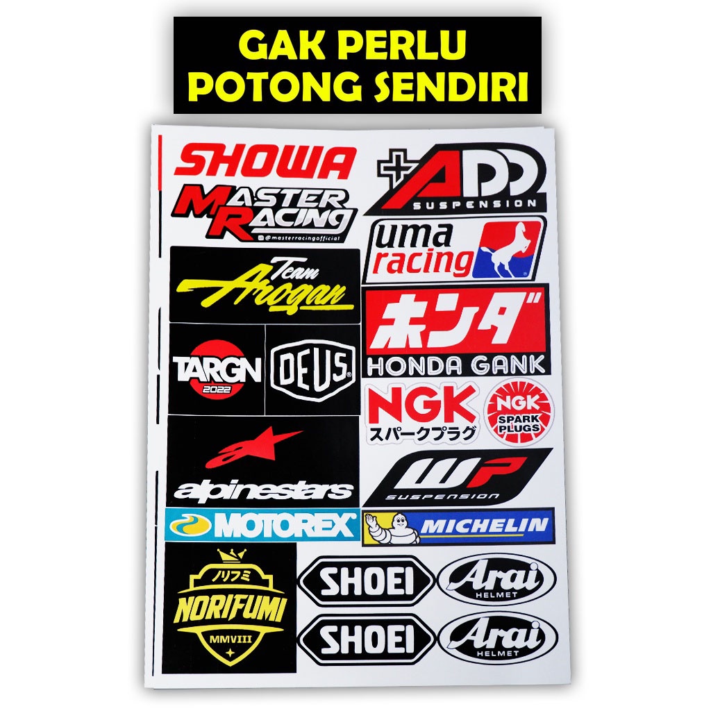 Jual Stiker Motor Sticker Motor Stiker Motor Keren Stiker Racing