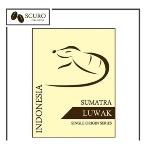 

Scuro Single Origin Arabica Sumatra Luwak - 200 gram