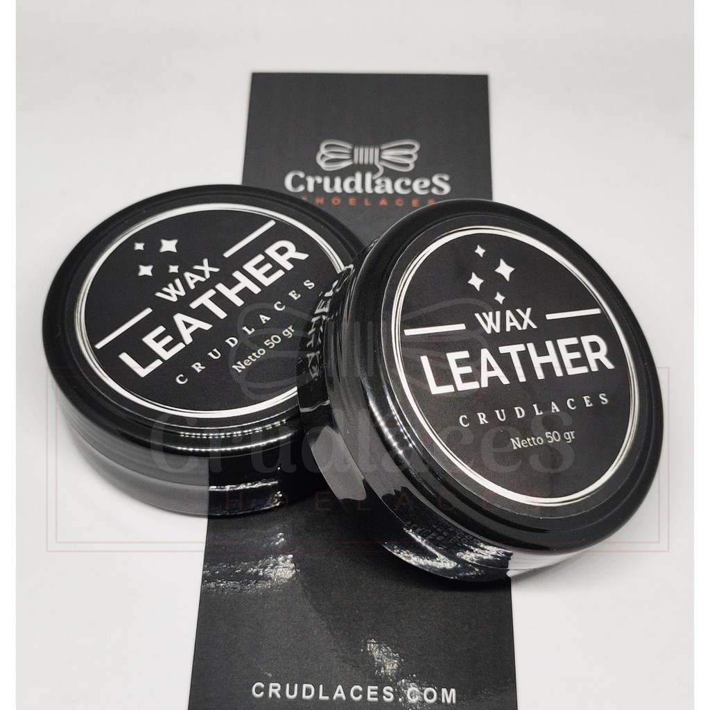 LEATHER WAX CRUDLACES 50 gr-LEATHER CARE-PERAWATAN PELEMBAB BAHAN KULIT-SEMIR SEPATU-WAX SEPATU KULI