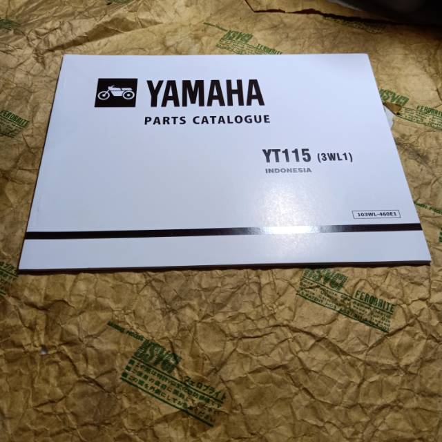 Buku part catalog Yamaha YT  115