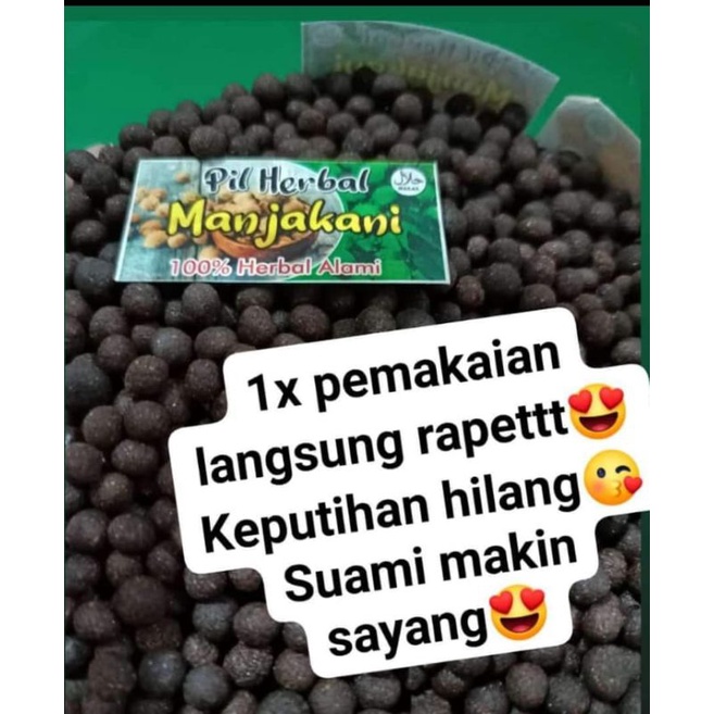 Pil herbal manjakani 25 butir
