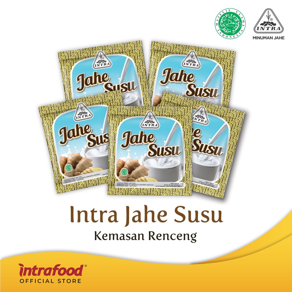 Jual Intra Jahe Susu Renceng Isi 10 Sachet Shopee Indonesia 6778