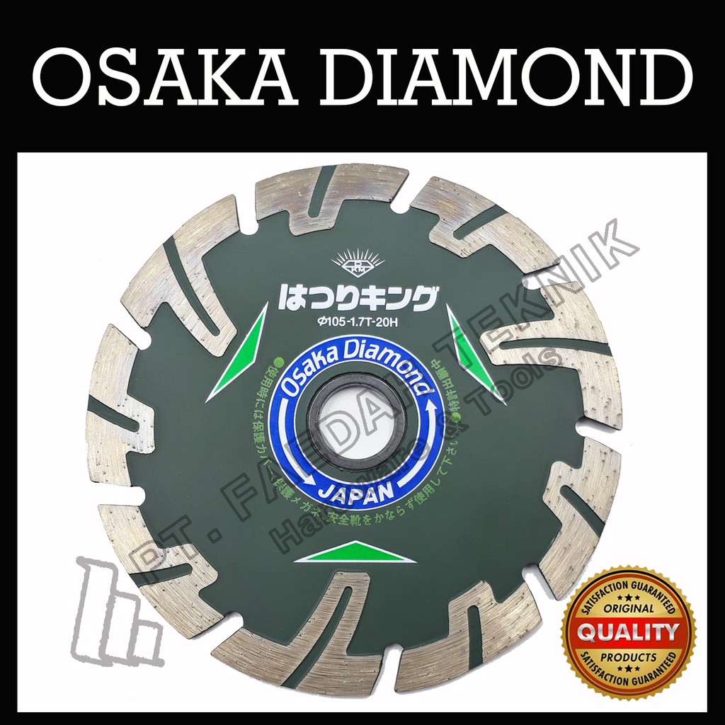 Osaka Diamond 4" Dry Diamond Wheel Japan