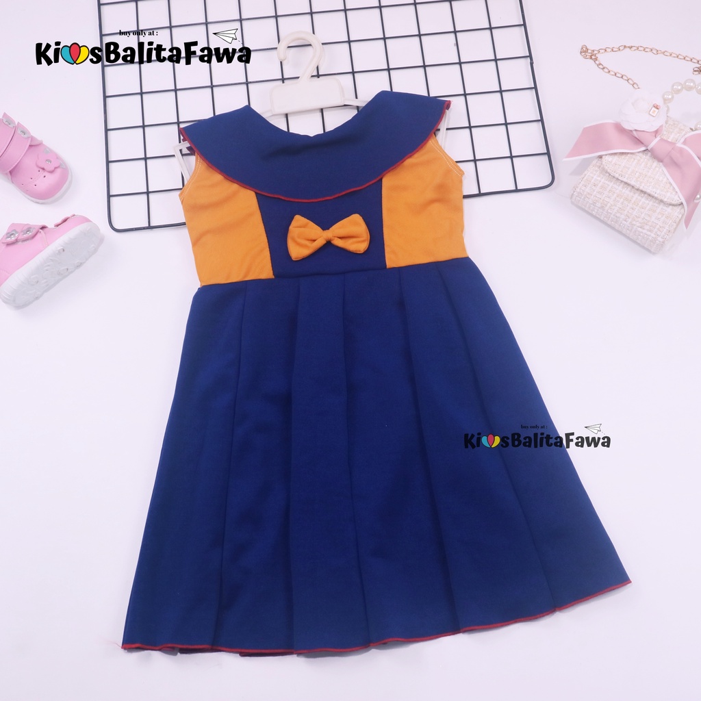 Dress Cantika uk 6-7 Tahun / Dres Yukensi Murah Grosir Baju Anak Perempuan Harian Gaun Pesta Polos babycinnamon