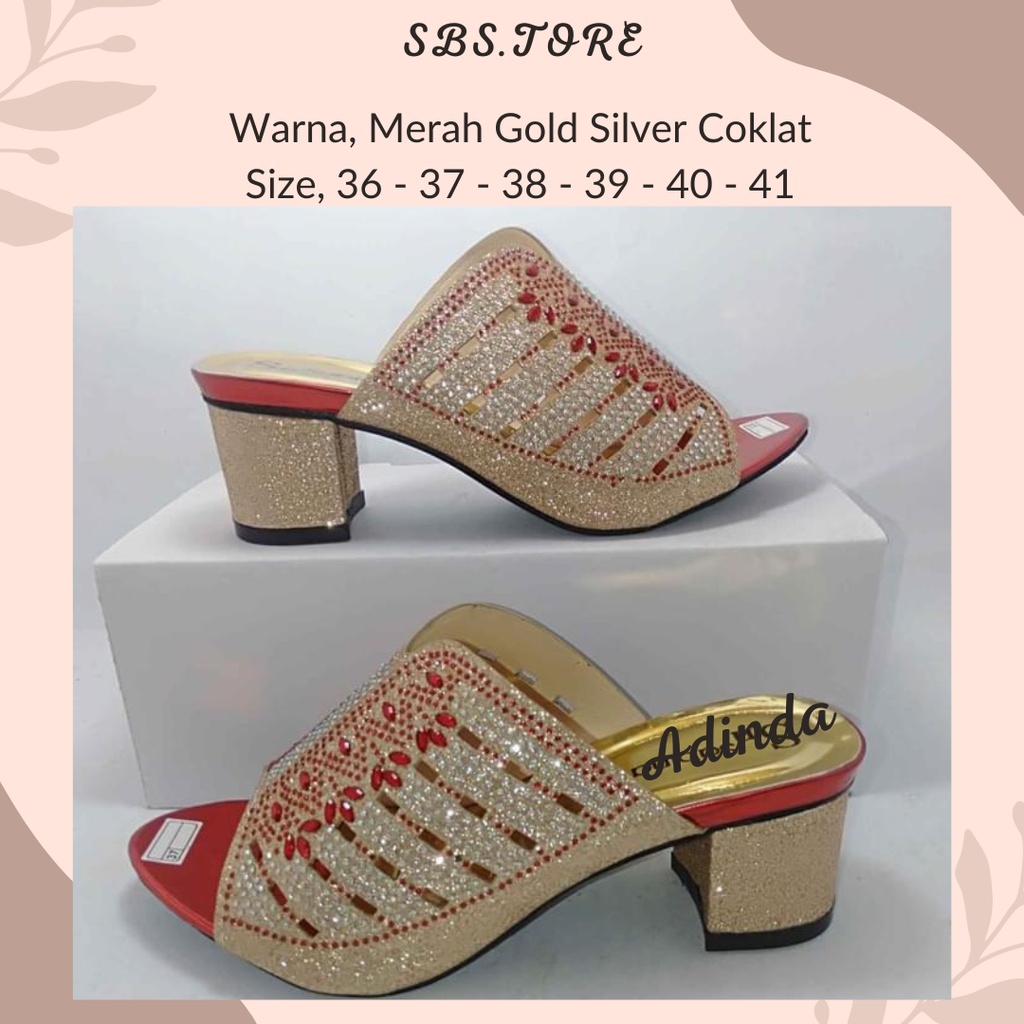 SANDAL WANITA HIGH HEELS PESTA MEWAH DAN TERMURAH/sandal wanita terbaru/wedges/sandal pesta wanita payet terbaru/hak tahu 5cm