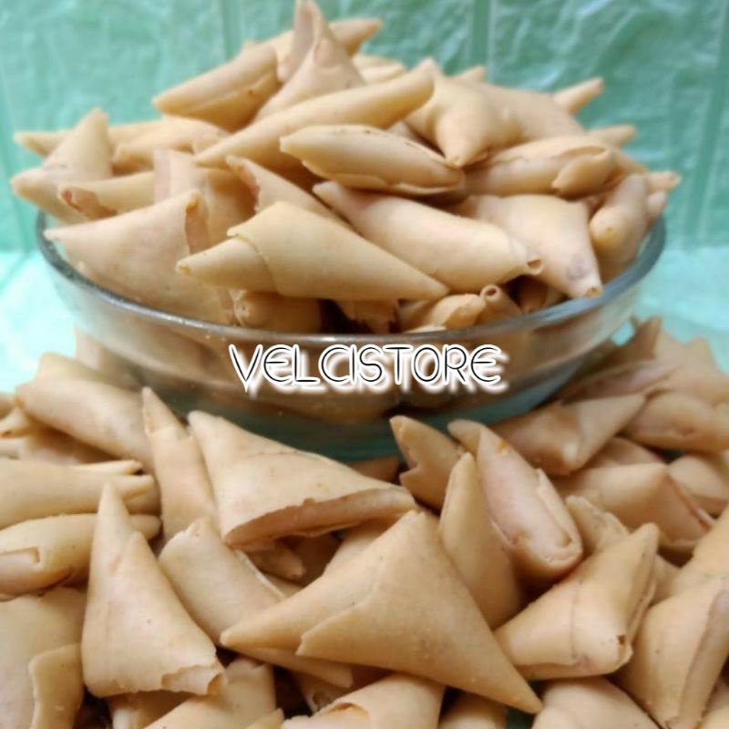 

SNACK SAMOSA ABON PEDAS MANIS 1KG/500GR/250GR