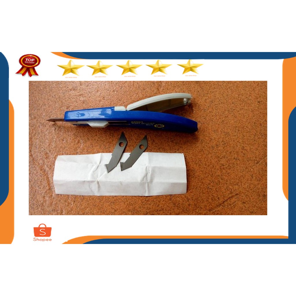 

Murah cutter plastic acrylic pisau potong akrilik Handle + 3pc mata pisau