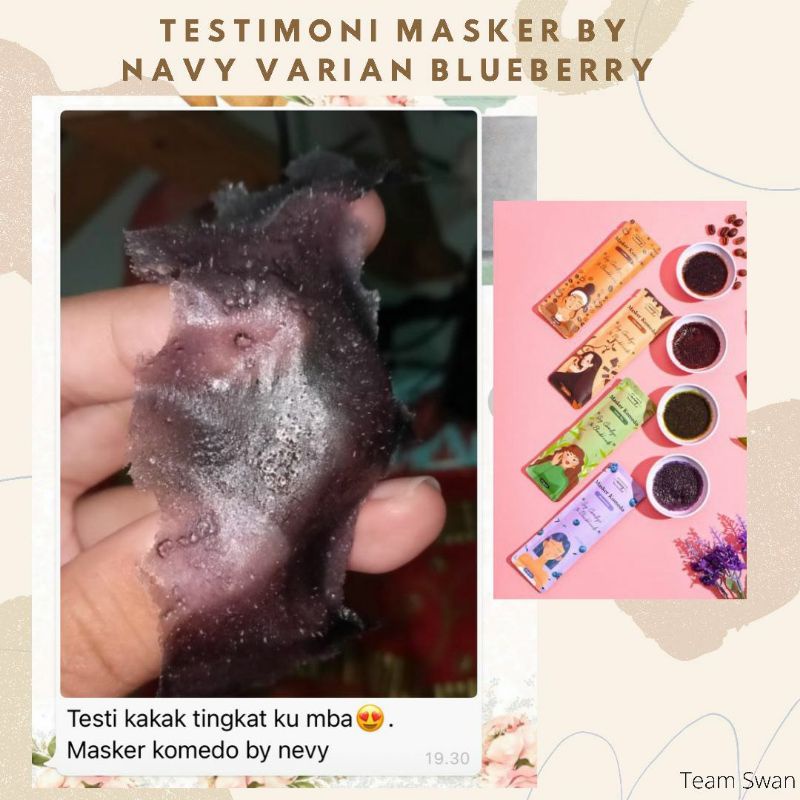 masker komedo navy by umikyo