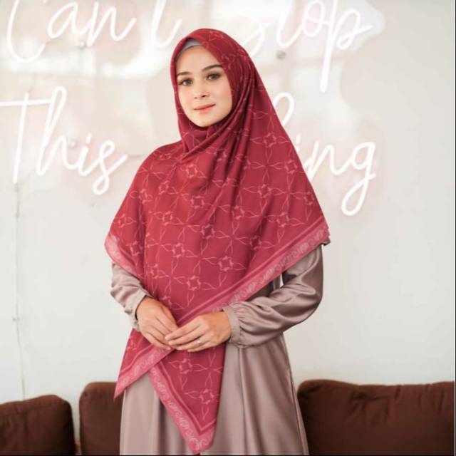 Mylady hijab syar'i Velvet mono jahit