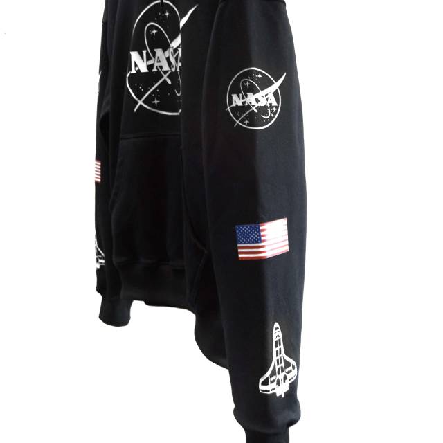 Sweater Hoodie Nasa H&amp;M Riot Space FullTag &amp; Lebel