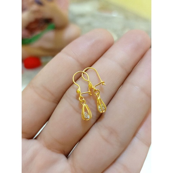 ANTING ANAK DAN DEWASA PERAK 925 LAPIS MAS