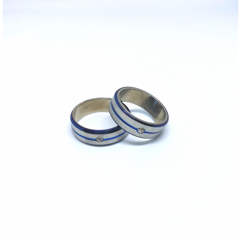 Cincin Couple Titanium Anti Karat Selamanya PGM CT32 (SATUAN)